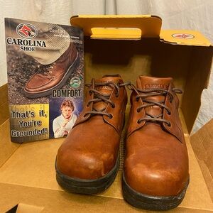 Carolina Brown Oxford Steel toed shoes
